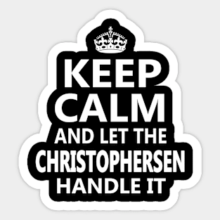 CHRISTOPHERSEN Sticker